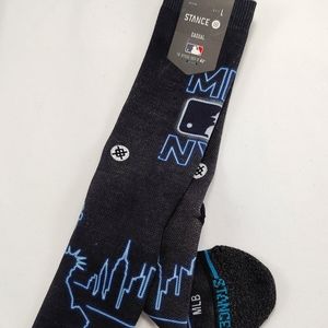 NWT Stance x MLB NYC FLAGSHIP Crew Socks Size L 9-13